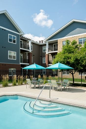 Heated salt water pool
